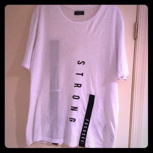Zara xl white t shirt